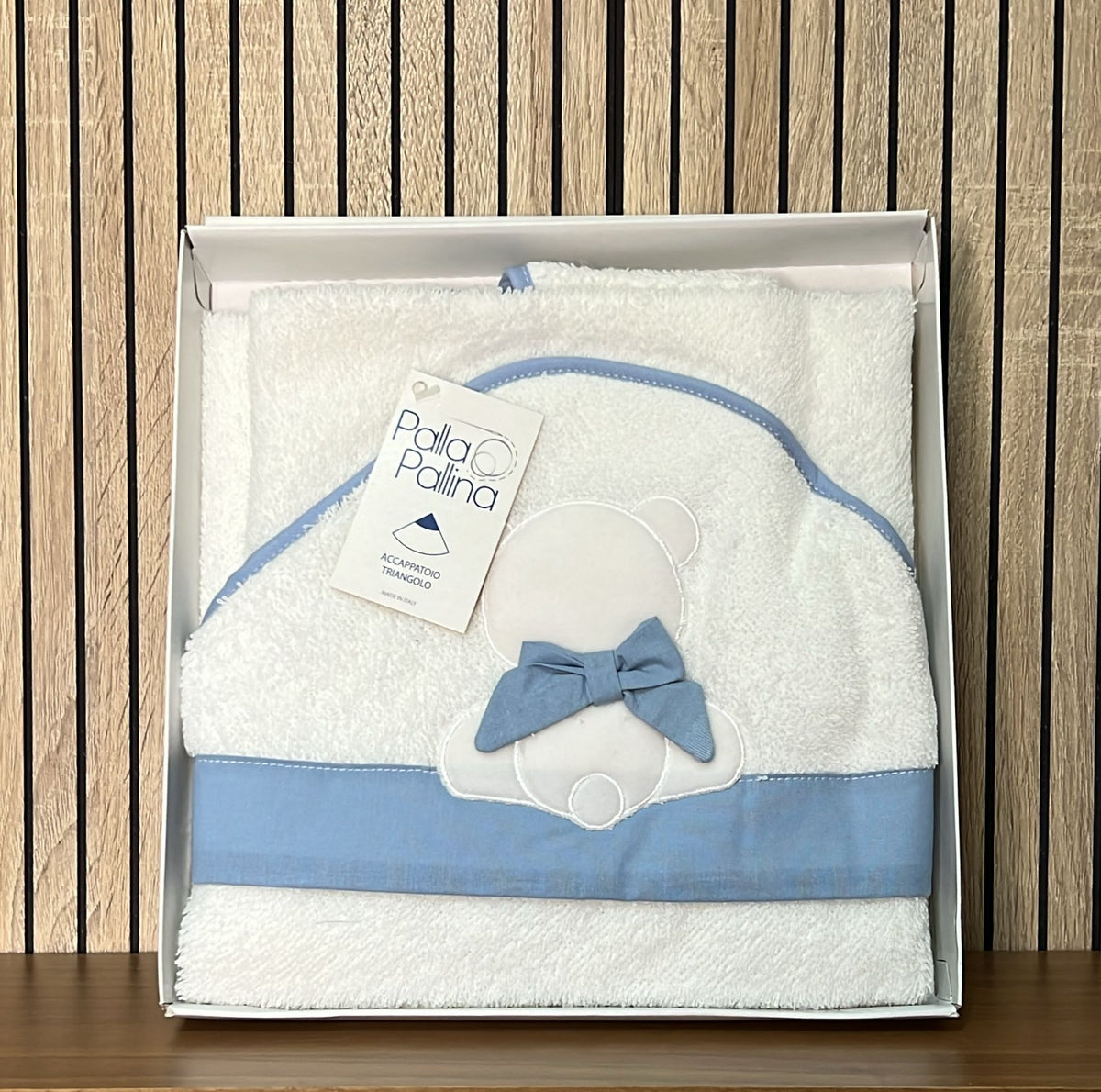 ACCAPPATOIO TRIANGOLO NEONATO IN SPUGNA PALLA PALLINA